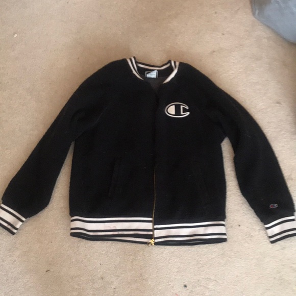 champion fuzzy jacket